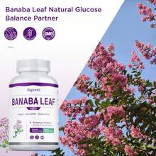 BUPORAI Banaba Leaf Capsules - Antioxidants, Metabolism, Maintain Overall Health, Boosts Vitality, Improves Immunity, Replenish Energy - 120pcs - 一瓶 - 試用階段 - 查看 4
