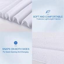 Microfiber Beach Cloak Hooded Towel, Quick Dry Absorbent Swimwear - Royal Blue - View 7