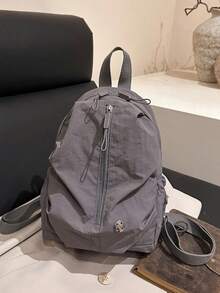 Mochila ligera y resistente al agua de nailon, mochila grande de viaje y senderismo para uso unisex, bolso bandolera multifunción de gran capacidad - Multicolor - Ver 16