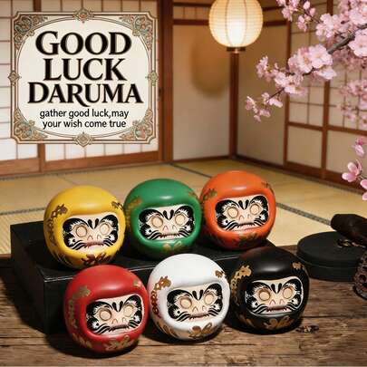 1件，日式招财猫摆件，小号招财猫工艺品，店铺开业，创意家居礼品，陶瓷存钱罐，桌面摆件，阴阳师法会