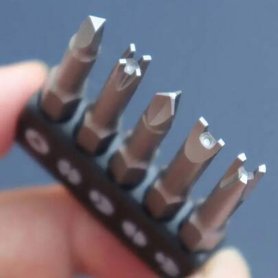 1Set Multi-Function Screwdriver Bit Set, Special-Shaped Security Bit Kit With Triangle, U-Type, Y-Type & Spanner Heads, High Hardness Steel Drill Bits For Electric Screwdrivers, Impact Drivers, Ideal For Home Repair, DIY Projects, Furniture Assembly, Appliance Maintenance, Essential Hand Tool Accessory For DIY Enthusiasts & Professionals