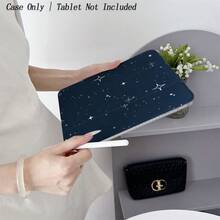 1 Piece Folio Tablet Cases With Pen Holder,Compatible With 10.9/10.2/ Air 5th Gen/Pro11/10th/9.7/Air 2/ (7th Gen)/ (8th Gen)/ Air 4/5/ Pro 11/ 10th Generation 10.9-Inch 2022 Smart Case/ Air 13(M3 2025)/ Air 11(M3 2025)/ Air 11(M3 2025)/ 11(A16 2025), Auto Sleep/Wake Function/Stylish Tablet Accessories Compatible With Xiaomi5/5PR/6/6PRO/7/7PRO/Galaxy Tab S10+/S9/A9 - Multicolor - View 3