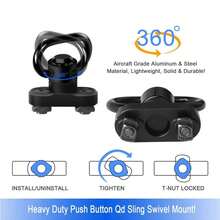 Two Points Sling 2 Point Adjustable Strap Multi Function Rope Strap for Outdoors - Negro - Ver 3