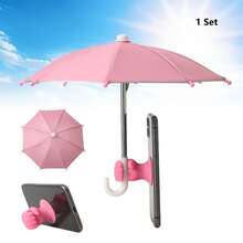 手机遮阳伞 - 手机吸盘支架，手机遮阳伞，迷你手机遮阳伞，兼容手机支架，多功能可拆卸夹式迷你遮阳伞，适用于安卓手机，生日礼物，送给家人、朋友，夏季假期户外沙滩旅行手机支架，手机配件 - 彩色 - 查看 13