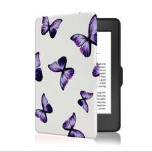 适用于 7/6.8/6 英寸 Kindle Paperwhite（第 12/11/10/7/6/5 代 - 2024 年款）的紫色蝴蝶图案保护套，Kindle 电子阅读器 Colorsoft Signature Edition 配件，优雅简约的保护套，轻薄便携，适合作为礼物赠送给同事和朋友。 - 彩色 - 查看 6