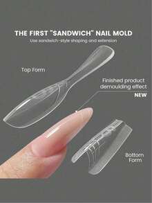 240 miếng/hộp Miếng dán nối móng hai lớp kiểu sandwich, Miếng dán nối móng hình oval mới (lớp trên và lớp dưới), Nối móng nhanh, Miếng dán móng giả hình hạnh nhân ngắn. Sản phẩm nối móng này phù hợp cho các tiệm nail và những người yêu thích làm móng. Đây là miếng dán dính dùng trong nghệ thuật làm móng, có thể dùng làm miếng dán nối móng. Đây là phụ kiện nối móng được sử dụng bởi các tiệm nail và nghệ sĩ làm móng. Nó có thể nhanh chóng tạo ra kiểu móng mùa hè. - Nhiều màu - Xem 5