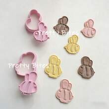 Cute Bee Cookie Cutter Cartoon Animal Pressable Biscuit Embosser Mold Cookie Stamp DIY Fondant Cake Decorating Tools - Bee - View 4