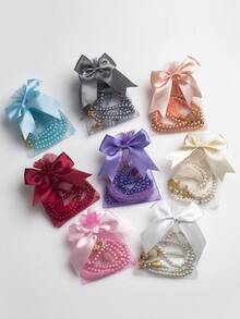 1件装99颗伊斯兰念珠手链，配蝴蝶结和欧根纱礼品袋，中东手持式念珠计数器，含99颗念珠，最佳礼品 - Tasbih gift - 查看 7