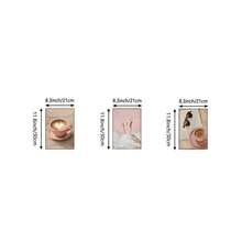 1/3pcs Pink Coffee Bar Wall Art Picture Preppy Aesthetic Prints Canvas Paintings Coffee Cup Heart Latte & Slouchy Morning Vibe Posters Girly For Bedroom Living Room Kitchen Coffee Station Decor Gift For Her Unframed - Pattern - View 12