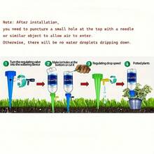 16pcs Automatic Self-Priming Drip Irrigation System With Timing Watering And Adjustable Flow Function - Leak-Proof Design, Suitable For Potted Plants, Flower Beds And Greenhouses - Automatic Watering System - A - View 5