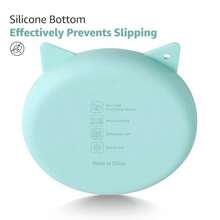 Silicone Slow Feeder Dog Cat Bowls Interactive Puzzle Toy For Pets Dry/Wet Food Training Keeps Dogs Cats Busy Prevents Puppy Kitty Overeating Cyan 0.8 Cup - 0.8 杯 - 查看 6