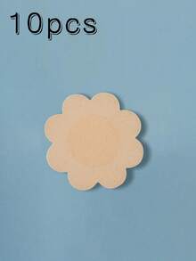 Nipple Covers For Women Invisible Nipple Tape Disposable Hypoallergenic Disposable Adhesive Nipple Pasties No-Show Breast Petals Stickers For Backless Dresses Wedding Gowns And Summer Tops Women's Lingerie Underwear Accessories Travel Essential For Outdoor Beach Office Back To School - Champagne - View 17