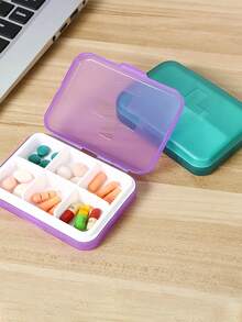 1 hộp đựng thuốc chống ẩm di động, unisex, thích hợp cho du lịch, du thuyền, ký túc xá và sử dụng hàng ngày. Có thể đựng vitamin, thuốc và thực phẩm chức năng. Được làm từ chất liệu PP, cũng có thể dùng như bộ sơ cứu hoặc túi y tế. Thích hợp cho du lịch, nhà cửa, cắm trại, leo núi, săn bắn, đi học và các dịp khác. - Nhiều màu - Xem 10