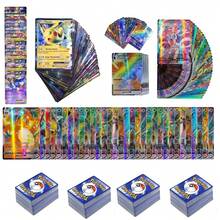 300pcs/200pcs/100pcs New Theme Trading Cards, Limited Edition Foil Cards (V Series, Vmax, GX Rare) - Multicolor - View 1