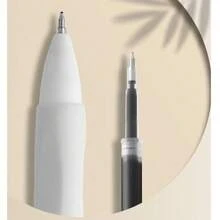 ST Quick-Drying Practice Pen, Beginner Pen, Gel Pen, Click-Type White Pen, Ballpoint Pen Style Signature Pen, Black Pen, High Appearance Level - Multicolor - View 6