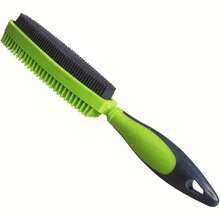 Pet Deshedding Brush, Dual-Sided Grooming Tool For Removing Dog Hair - View 3