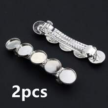 2pcs 12mm Inner Size 4/5 Cabochons Blank Base Tray Craft Hairpin Hair Clips Bezel DIY Jewelry Making Accessories Findings - Hairpin Base - View 20