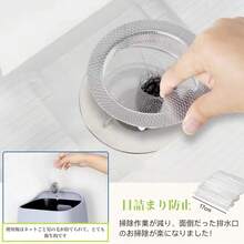 排水口ネット 200枚入り ‎水切りネット お風呂 髪の毛キャッチャー 詰まり防止 使い捨てフィルター 排水溝 ゴミ受け 髪の毛 細かなゴミ キャッチ 洗面台 ヘアキャッチャー ゴミネット 排水溝用 ネット タイプ 使い捨てタイプ - シンクフィルター - チェックする 3