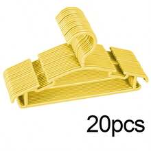 10/20pcs Kids Hangers, 10.63 Inch Small Plastic Children's Clothes Hooks, Durable Non-Slip Hangers, Kids Hangers, Baby Hangers, Plastic Baby Clothes Hangers, Extremely Durable Children Hangers, Toddler Hangers, Baby Room Clothing Storage - Multicolor - View 10