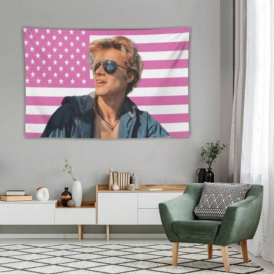 JJ Flag Star Maybank Tapestry, Fun Wall Art For Dorms, Bedrooms & Outdoor, Perfect Gift For Fans - White 1pc - View 1