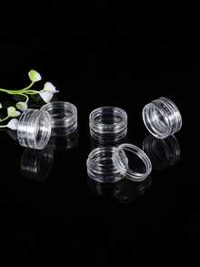 10/20个5克化妆品小样瓶，眼影美甲闪粉瓶，便携塑料瓶，面霜盒，面霜瓶，样品瓶，免费小瓶，圆形空化妆品小样瓶 - 彩色 - 查看 6