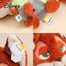 Disney 迪士尼疯狂动物城尼克·王尔德毛绒玩偶，狐狸造型斜挎包，生日/情人节/派对礼物，纪念品 - 棕紅色 - 查看 3
