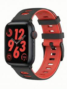 1条运动型硅胶表带，兼容 38mm、40mm、41mm、42mm、44mm、45mm、46mm、49mm。日常通勤表带，兼容 Series Ultra 3/2/1、11、10、9、8、7、SE3、6、5、4、3、2、1。 - 紅色 - 查看 2