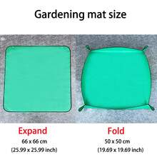 4件套园艺工具（包括铲子、耙子、小铲、换盆垫），家用园艺工具，适用于种植花卉、蔬菜、多肉植物、盆栽植物、花坛、露台、花盆和容器。 - 3pcs tools + mat - 查看 3