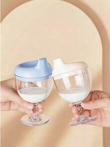 1pc Children's Stemless Cup, Milk Cup, Anti-Spill Baby Drinking Water, Juice, Straw Cup Style Bottle - Multicolor - View 6