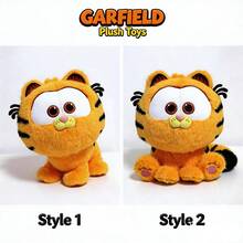 GARFIELD 1个19厘米站立/坐姿经典加菲猫毛绒玩具可爱柔软玩偶可爱圣诞节生日礼物英语培训机构道具 - 彩色 - 查看 2