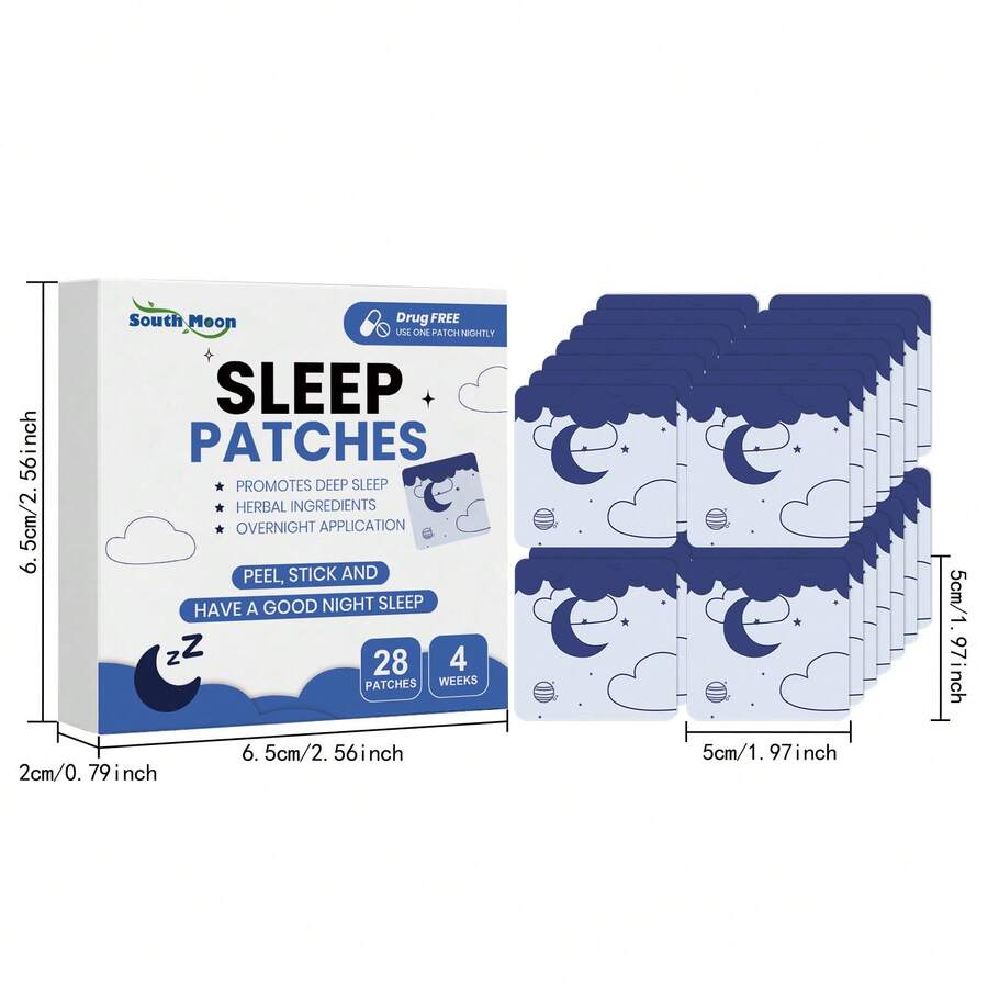 Sleep Care Patch, Gentle & Comfortable Daily Night Sleep Care Adhesive - 1 Box - View 1