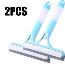 1Pc, Strong Decontamination Window Scraper, Short Handle Hand-Held Water Jet Cleaner, Suitable For Renters, Thanksgiving To Give Friends Intimate Gifts, Cleaning Supplies - 藍色的 - 查看 9