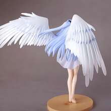 1个天使！橙汁动漫手办，动态翅膀设计天使少女2D美少女模型，高精度校服桌面摆件，动漫周边收藏，理想的学生生日礼物，桌面装饰和礼品。动漫迷收藏展示品，家居/办公室装饰 - 送给日本动漫爱好者的完美礼物 - 可搭配动漫摄影背景 - 可爱的姿势，精致的服装和生动的表情 - 手工制作的动漫风格手办 - 彩色 - 查看 5