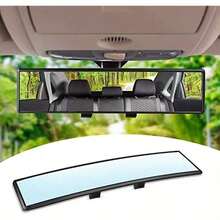 Car Rear View Mirror, 12" Wide Angle Panoramic Rearview Mirror, Universal Clip-On Interior Mirror For Cars, SUVs, Trucks - Wide-angle Car Rearview Mirror - View 9