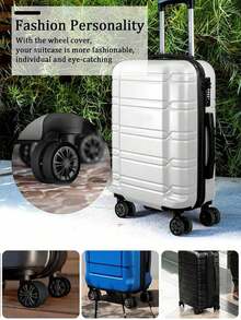 4pcs/8pcs/16pcs Luggage Wheel Protective Cover, Office Chair Wheel Silent Protective Cover, Luggage Wheel Silicone Protective Cover, Chair Shock Absorbing Silent Protective Cover, Noise Reduction Silent Wheel Protective Cover, Suitable For Most Luggage, Essential For Travel And Office - Multicolor - View 7