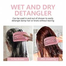 Hair brushes-UK+EU Women's Curling Hair Shaping Comb - Shaping Anti-Frizz Curling Comb - Defines Curls, Separates Strands, Reduces Frizz - Designed By Candybrush - Multicolor - View 6