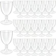 60件/套 - 1件/套 复古香槟杯，带可拆卸底座的高脚杯，便携式钻石葡萄杯，水果杯，饮料杯，适用于生日派对、情人节、婚礼、用餐，多用途家居用品 - 查看 9