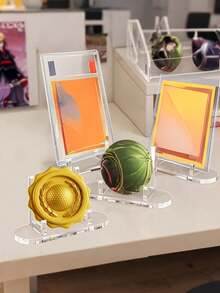 Bộ 10 giá đỡ trưng bày thẻ bài bằng acrylic, bộ 10 giá đỡ thẻ trong suốt - Giá đỡ để bàn, giá đựng thẻ bài thể thao, hộp đựng thẻ bài thể thao, giá trưng bày thẻ bài được chấm điểm PSA. - Xem 5