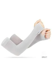 1pc Unisex Compression Arm Sleeve, Golf Cooling Arm Sleeve, UV Protection, Sports Tattoo Cover - Multicolor - View 5