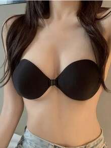 Áo ngực nâng ngực không dây có thể tái sử dụng, miếng dán nâng ngực silicon cài phía trước, miếng che đầu nhũ hoa vô hình, phụ kiện nội y nữ, phù hợp với váy, áo liền quần, váy cưới mùa hè. - Nhiều màu - Xem 24