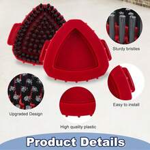 Scrubber Mop Head For Ocedar, Upgrade Scrub Brush For Ocedar, Spin Mop Scrub Brush Head For O Cedar RinseClean 2-Tank, More Bristles Scrub Brush Attachment For Bathroom - ColorA - View 5