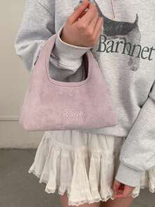 Women Top Handle Bags - Purple - View 6