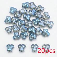 20颗12毫米T恤形状玻璃珠，可爱吊坠，适用于DIY珠宝、手机挂饰、钥匙扣和其他串珠项目 - 12mmT卹 - 查看 9