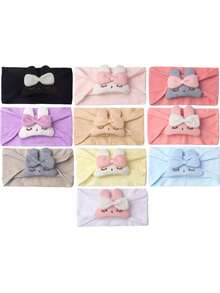 Bộ 3 băng đô cho bé gái 0-4 tuổi, băng đô hình thỏ, phụ kiện tóc lễ Phục Sinh cho bé, phụ kiện tóc hình thỏ dễ thương, phù hợp cho cả bé trai và bé gái, quần áo mùa xuân cho bé gái, quần áo mùa hè cho bé, băng đô màu kẹo, băng đô màu kem, băng đô trẻ em, phụ kiện trẻ em trang trí tiệc kỷ niệm, quà tặng trẻ em, có thể đeo ở nhà hoặc ngoài trời, trang trí sinh nhật, đạo cụ chụp ảnh. - Nhiều màu - Xem 3