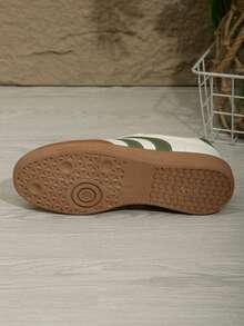 Women's Casual Sneakers, Flat, Lightweight, Comfortable Fitness Walking Shoes, Skateboarding Shoes - Green - View 7