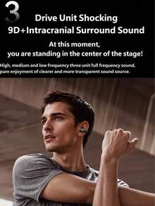 Tai nghe Bluetooth kẹp tai ASUS J19 khử tiếng ồn, hỗ trợ gọi điện, chơi game, thể thao, thời lượng pin dài, âm thanh vòm HD HiFi, tai nghe trợ thính có micro tích hợp, tai nghe không dây Bluetooth ASUS Adol OWS chính hãng. - Xem 4