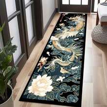 1pc  Chinese Dragon Themed Rug, Comfortable And Durable, Great For Home Scenes Like Hallways, Easter And Mother's Day Gift - Multicolor - View 5