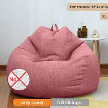 Oversized 51.18*43.31in Bean Bag Cover No Filler Home Essentials Indoor Outdoor,Chair Covers,Couch Cover,Room Acesories,Sofa Covers,Room Deocr ,Dorm,Bean Bag Chair,Bean Bag - 查看 6