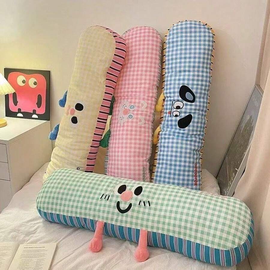 可爱方枕长床腿夹侧睡枕男女通用创意枕头靠垫大U型枕颈枕飞机颈枕成人颈枕（枕头、方枕、长床腿夹、大U型枕、礼物、创意枕）创意枕头，飞机颈枕成人颈枕，吉祥物娃娃，生日礼物，母亲节礼物，新年礼物，可爱，腿夹，学生便携式U型枕。商务礼品，节日礼品等。 - 淺灰色 - 查看 1