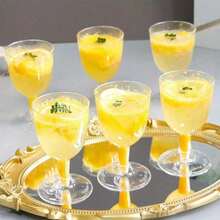 60件/套 - 1个纸质/复古香槟杯，带可拆卸底座的高脚杯，便携式钻石葡萄杯，水果杯，饮料杯，适用于生日派对、情人节、婚礼、用餐，多用途家居用品 - 查看 4